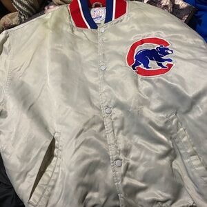 Vintage Mens Chicago Cubs Starter Jacket Sz LG